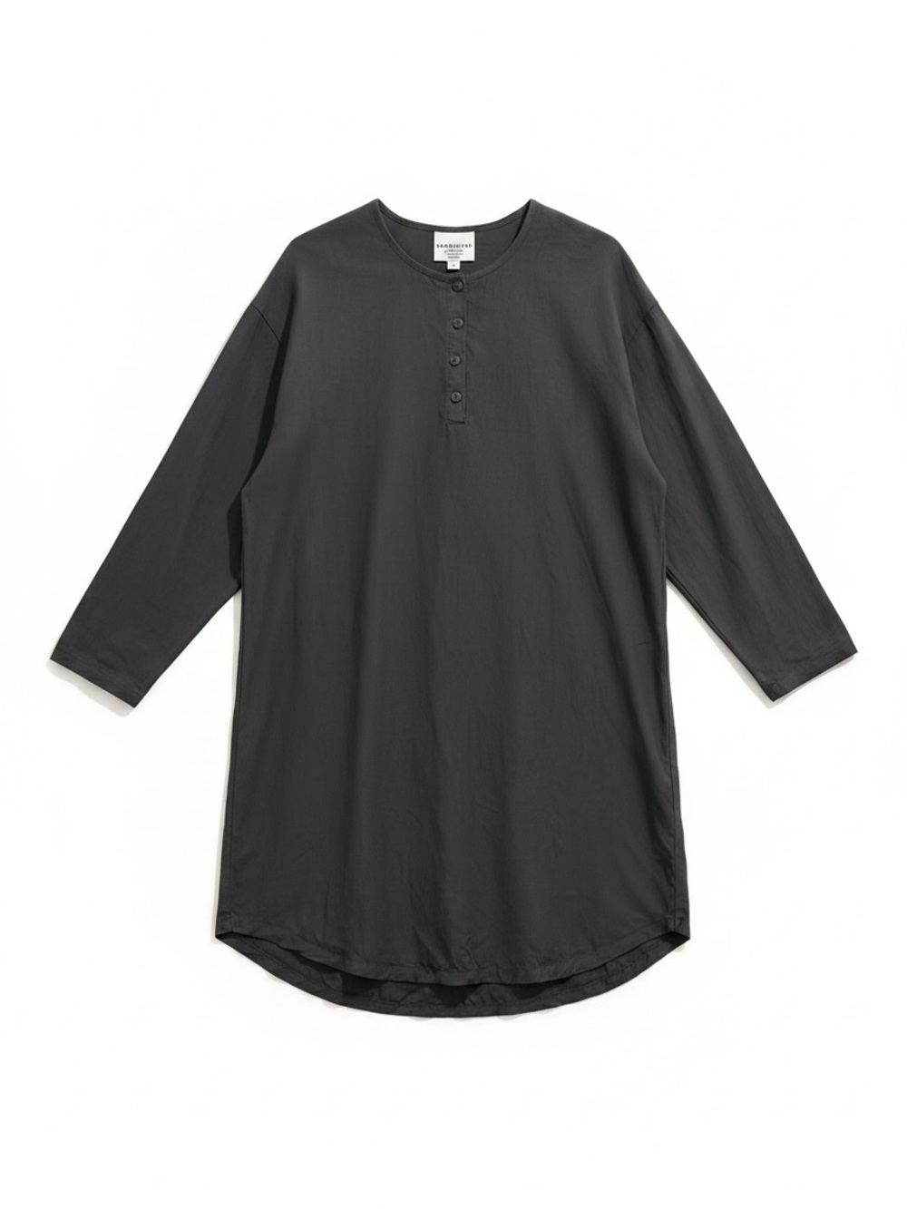 Parachute 100% Linen Longsleeve Button Dress Grey Small